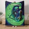 Custom 1pc Happy Halloween Night Blanket, Soft And Comfortable Blanket, Casual Warm, Camping Travel Blanket, Birthday Gift Q91089