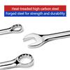 SPEEDWOX Mini Spanner Metric and Inch Combination Set Box Plastic Thin Combination Short For Loosening Small Handy Carpentry Tools Set, Wrenches,