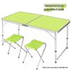 Portable Outdoor Folding Table & Chairs for Street Vendors and Camping