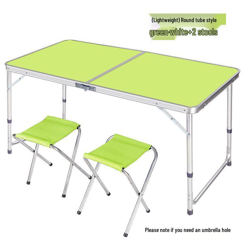 Portable Outdoor Folding Table & Chairs for Street Vendors and Camping