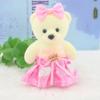 10pcs/set Plush Doll Mini Bear Flower Bouquet Foam Bear Cartoon Bouquet Doll  Girlfriends
