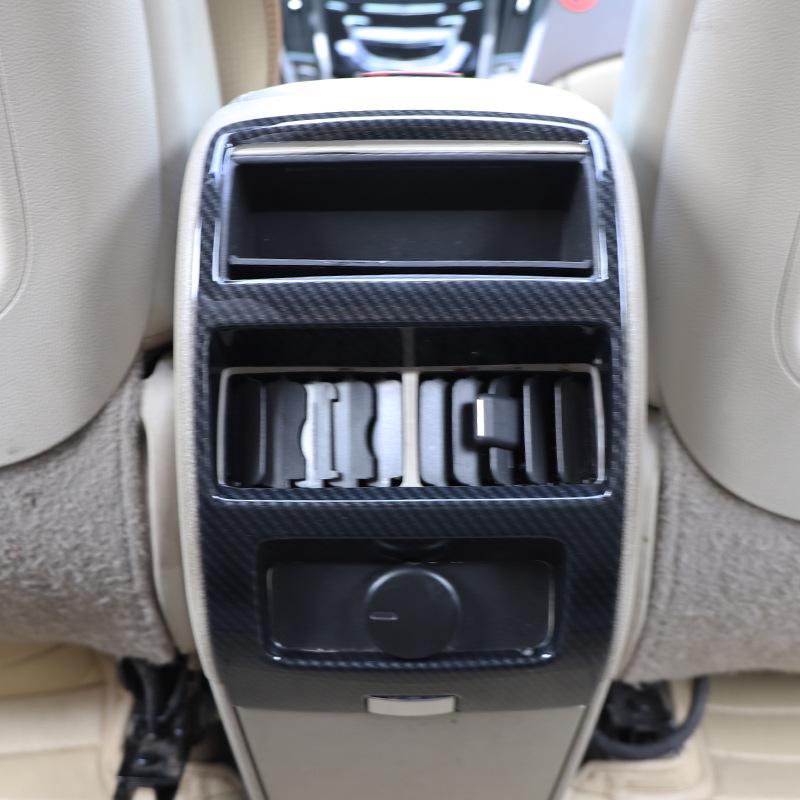 10-12 SRX Peach Wood Air Vent Frame Carbon Fiber Anti-Scratch Stickers