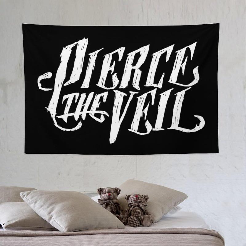 Band Logo Tapestry Post Nuclear Rock Fan Living Room Decoration Music Theme Room Decoration Home Decoration 100X70CM