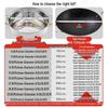 Universal Tempered Glass Flat Pot Lid
