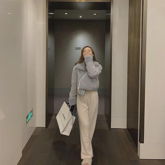 Women's High Waist Wide Leg Pants - 2023 Autumn/Winter Casual Drape Slim Fit