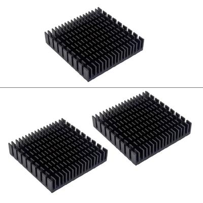 Radiator Solution 60x60x15mm Aluminum for Electronic Devices IC and LEDs Cooling with Thermal Adhesive