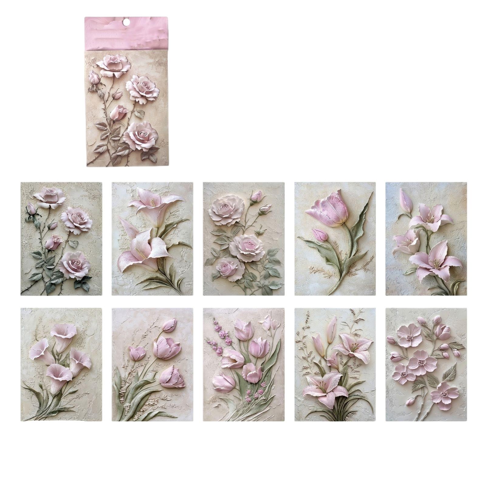 

Dark Shadow Material Paper Dream Hidden Flower Letter Series One Size