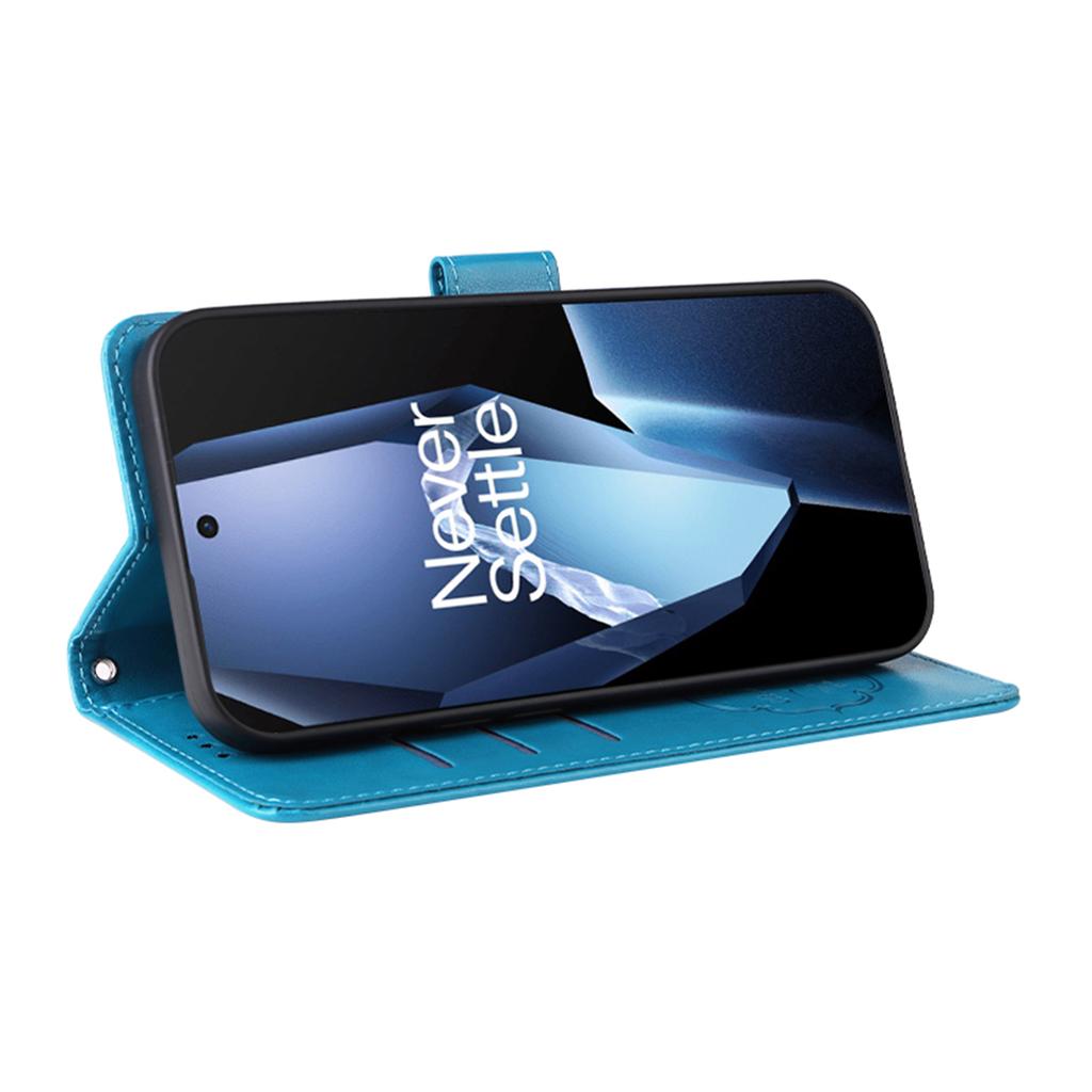 Leather Case For OnePlus 13R 5G/Ace 5 5G/Ace 5 Pro 5G Butterfly Floral Imprint Wallet Stand Cover