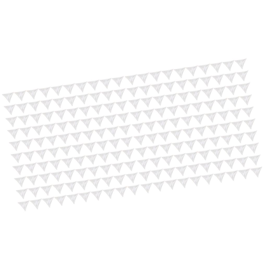 200pcs Inside Corner Dust Guards Clear Triangular Anti Collision Dust Proof Table Corner Guards for