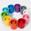 Montessori Wooden Color Cups Matching Toy, Sorting & Cognition Game For Toddlers, Early Education Learning Toy, Fine Motor Skill