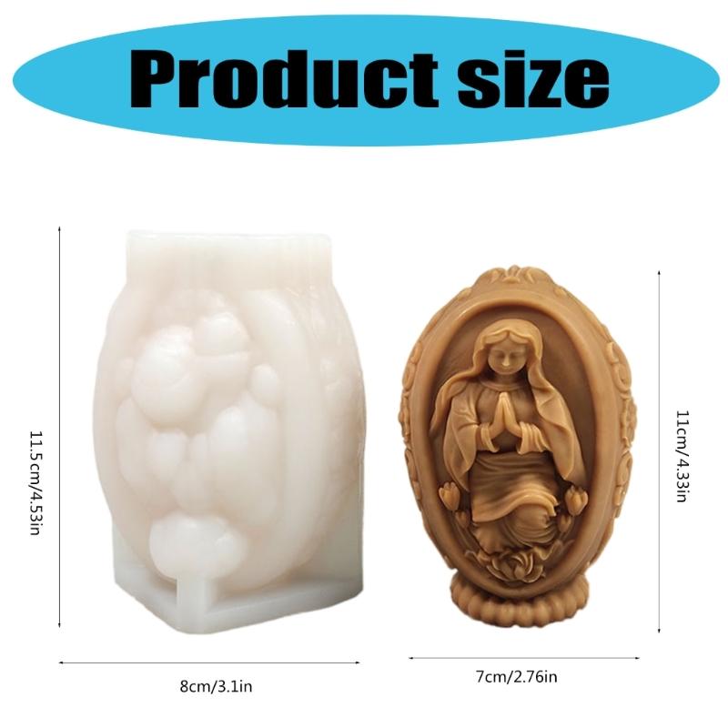 3D Easters Eggs Candle Molds Plasters Molds Silicone Mould Ornament Castings Molds Epoxy Resin Molds