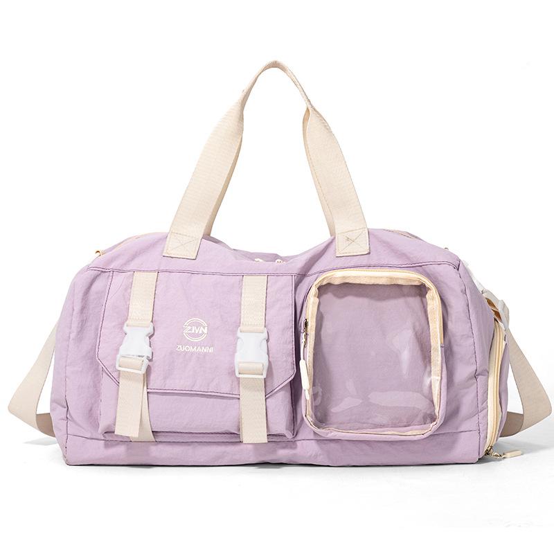 

Large Capacity Versatile Yoga Fitness Bag with Wet-Dry Separation; Handheld & Crossbody for Short Trips or Business Travel