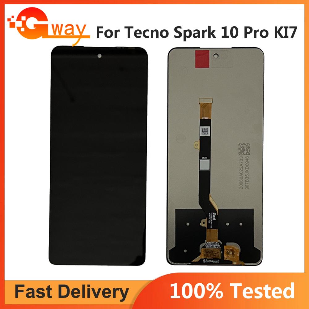

LCD Screen and Digitizer Full Assembly For Tecno Spark 10 Pro KI7