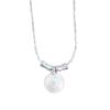 Personalized Bamboo Pearl Necklace for Women's Inset Style, Fashionable and Cool Style, Collarbone Chain Neck Ornament