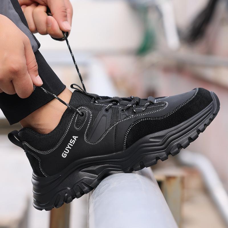 Four Seasons Labor Insurance Shoes, Smash-proof and Puncture-proof, Safety Shoes, Comfortable and Lightweight, Fashionable, Men's and Women's
