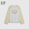GAP Women's Colorblock Raglan Sleeve Long Sleeve T-shirt