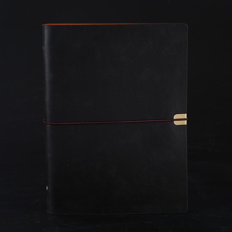 "Retro PU Leather A5 Travel Notebook - Creative Student & Business Customizable B5 Loose-leaf Handbook"