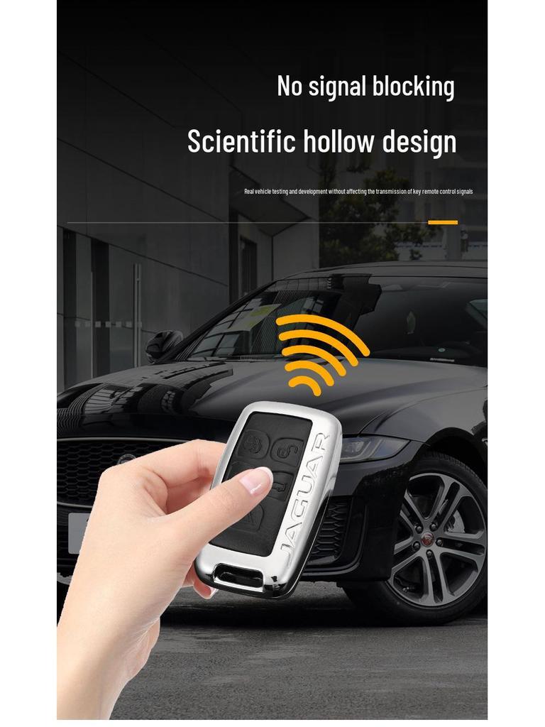 Jaguar Key Case: Compatible with XEL, XFL, F-Pace, XJL, XF, XE, F-Type 2022 Models – Luxury Shell Buckle Bag