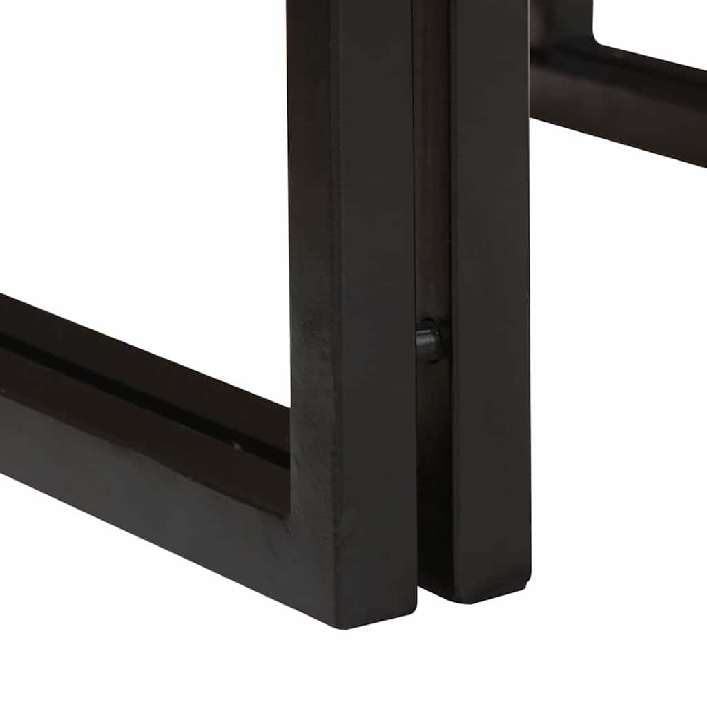 Bathroom Shelf for Braun 120 X 50 X 23 Cm Solid Raw Mango Wood