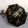 Nature-Inspired  Umbrella, Portable 3-Fold Compact Umbrella,Christmas Gift ES371