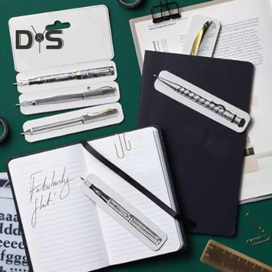 1Pc/2Pcs Flat Paper Pens Bookmark Double-Sided Ultra-Thin Paper Pens Card Tearable Fabulously Pen Bookmark for Your Book or Pocket