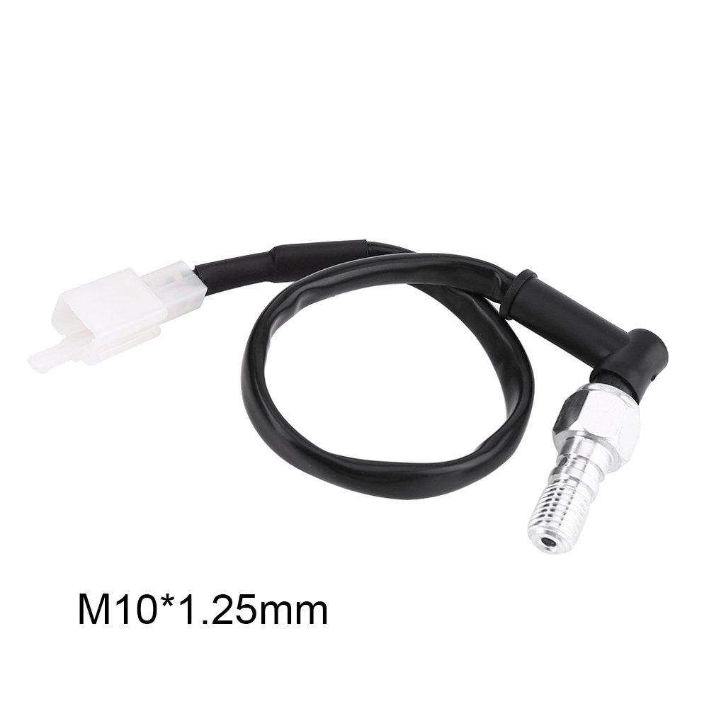 Acouto for Banjo Bolt Brake Light Switch, Hydraulic Brake Light Switch Universal Motorcycles Rear Hydraulic Brake Light Switch Hollow Bolt for