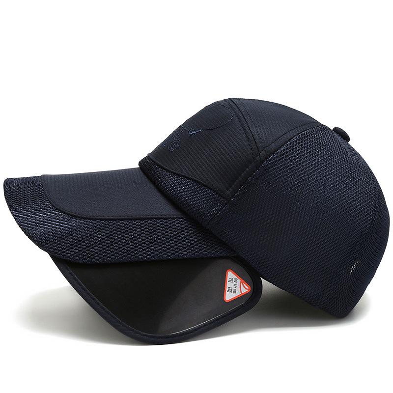 New Stretch-brimmed Baseball Cap Outdoor Fishing Spring and Summer Visor Breathable Cap Versatile Sun Hat