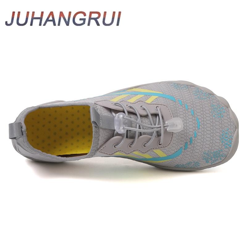 Unisex Herr Dam Atletiska Vandring Vattenskor Snabbtorkande Barfota Aqua Skor Simskor Strandskor med Dränering Lätta Sneakers