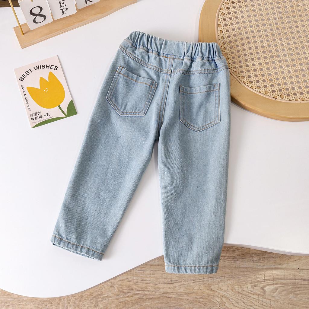 Mädchen Lässige Farbe Niedliche Jeans Für Mädchen Hose