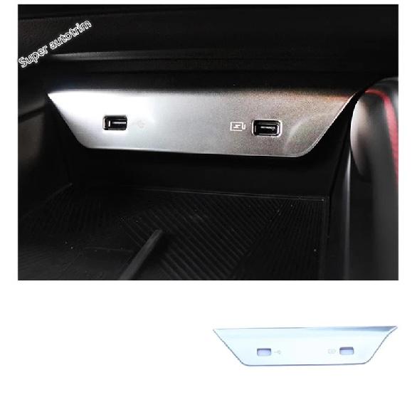 Rear Armrest Box Air AC Vent Outlet Frame / Front USB Panel Cover Trim Accessories For Geely Coolray SX11 / BelGee X50