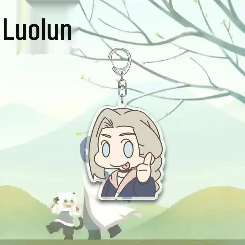Luoxiaohei Chronicle Luyuan Laojun Q-Version Acryl Schlüsselanhänger Rucksack Anhänger