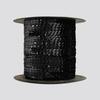 Eco-friendly 5mm Flat Lace PET Sequin Woven Ribbon for Shoe and Hat Accessories