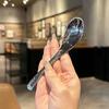 Retro Hammer Point Stainless Steel Spoon Multifunctional Small Smooth Polished Thickened Dining Spoon Coffee Stirring Spoon