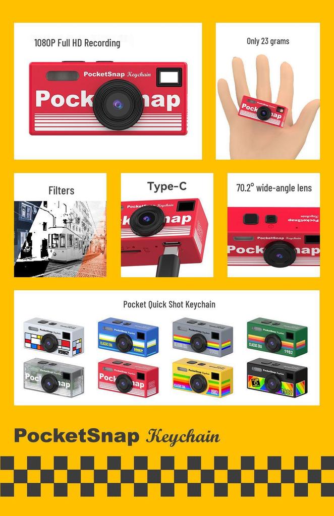 1080P Mini Student Digital Camera with Portable Backpack