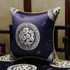 35x50cm/45x45cm Jacquard Plant Bamboo Cushion Cover Chinese Light Luxury Tassels Pillow Covers Decorative Green Black Home Decor