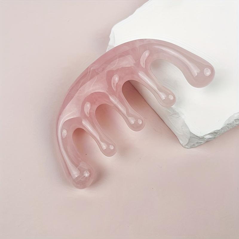 

Массажные расчески для кожи головы для роста волос и улучшения кровообращения - Широкозубчатые, для мягкого распутывания, Эргономичная ручка из АБС-пластика, Портативные, удобные для путешествий розовый