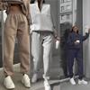 Versatile Casual Fashion Thickened Long-sleeved Sweater Pants Two-piece Suit