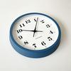 KATOMOKU Muku Clock 12 Blue Wall Clock Sweep km-97BLRC 306mm (radio Clock)
