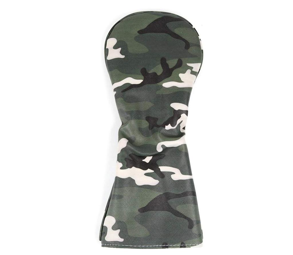 Camouflage Wood Headcover for Driver (460cc) (Green)