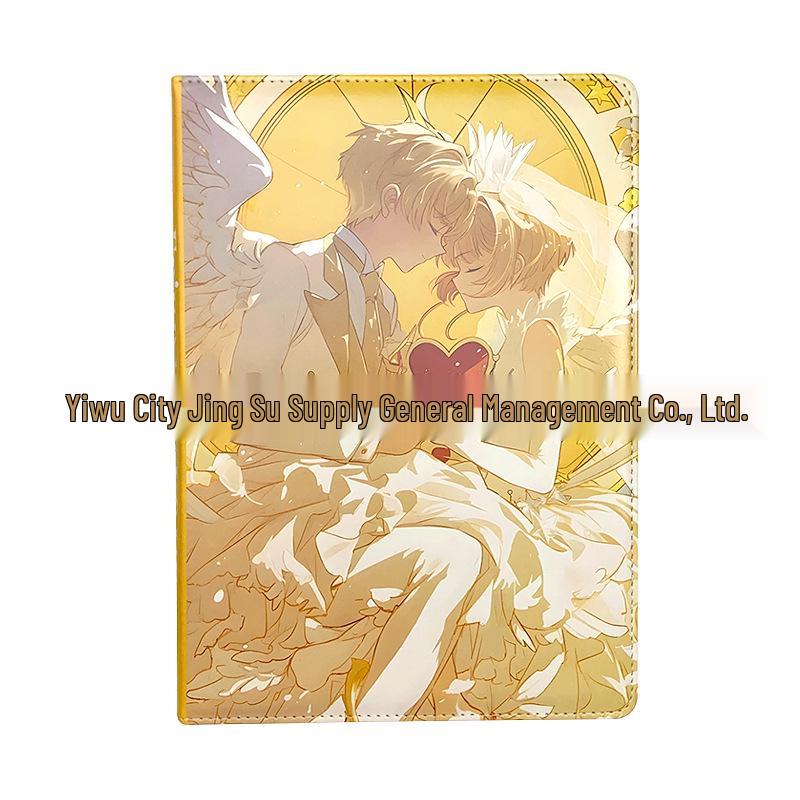 B5 Cherry Wolf Anime Hardcover Leather Planner & Diary Notebook Cover A-259