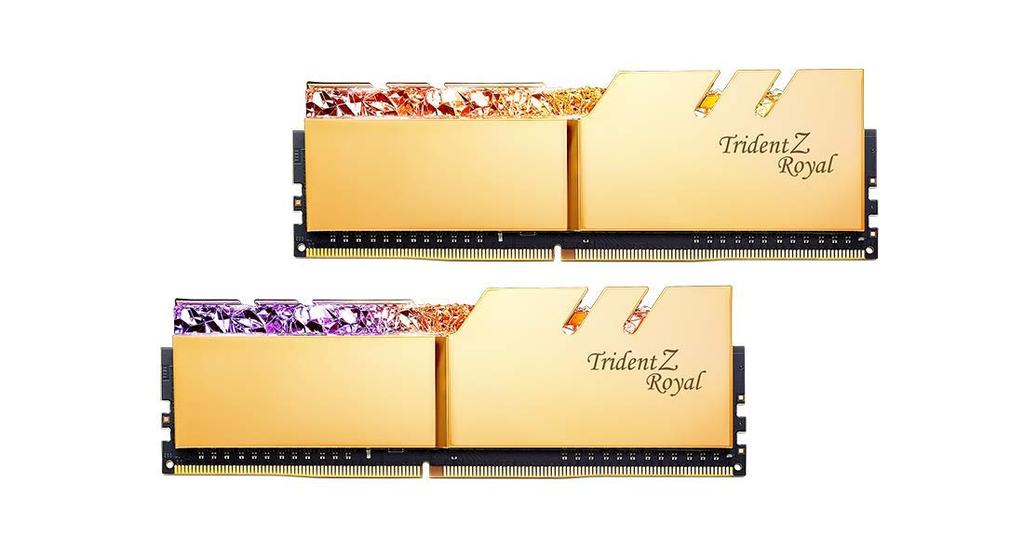 Trident Z Royal Gold G.Skill F4-3200C16D-32GTRG (DDR4-3200 16GB×2)