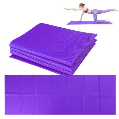 Covoraș de yoga pliabil Covoraș portabil pentru Pilates de călătorie pentru exerciții de fitness Antrenamente la podea de yoga Meditație de slăbit