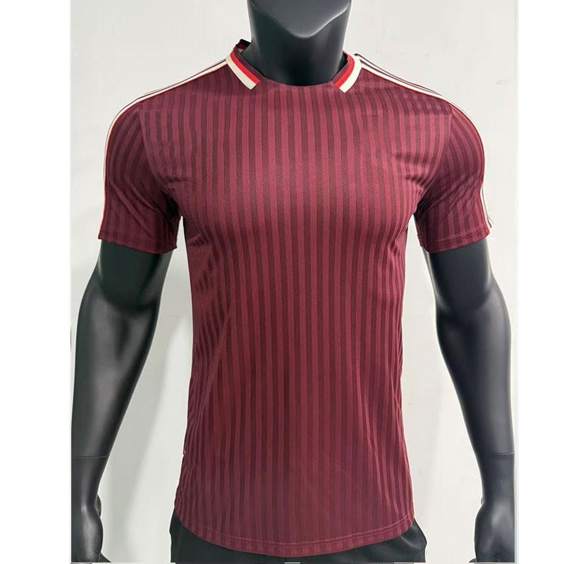 Classic Bayern Munich Inspired Retro Soccer Jersey Short Sleeve Mens Bamboo Fiber Football Shirt Sportswear