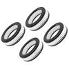 Replacement Filter Set 4 HEPA for Eureka NEC280TL / NEC285GR Bagged Canister Vacuum Cleaner No Tools Required for Installation