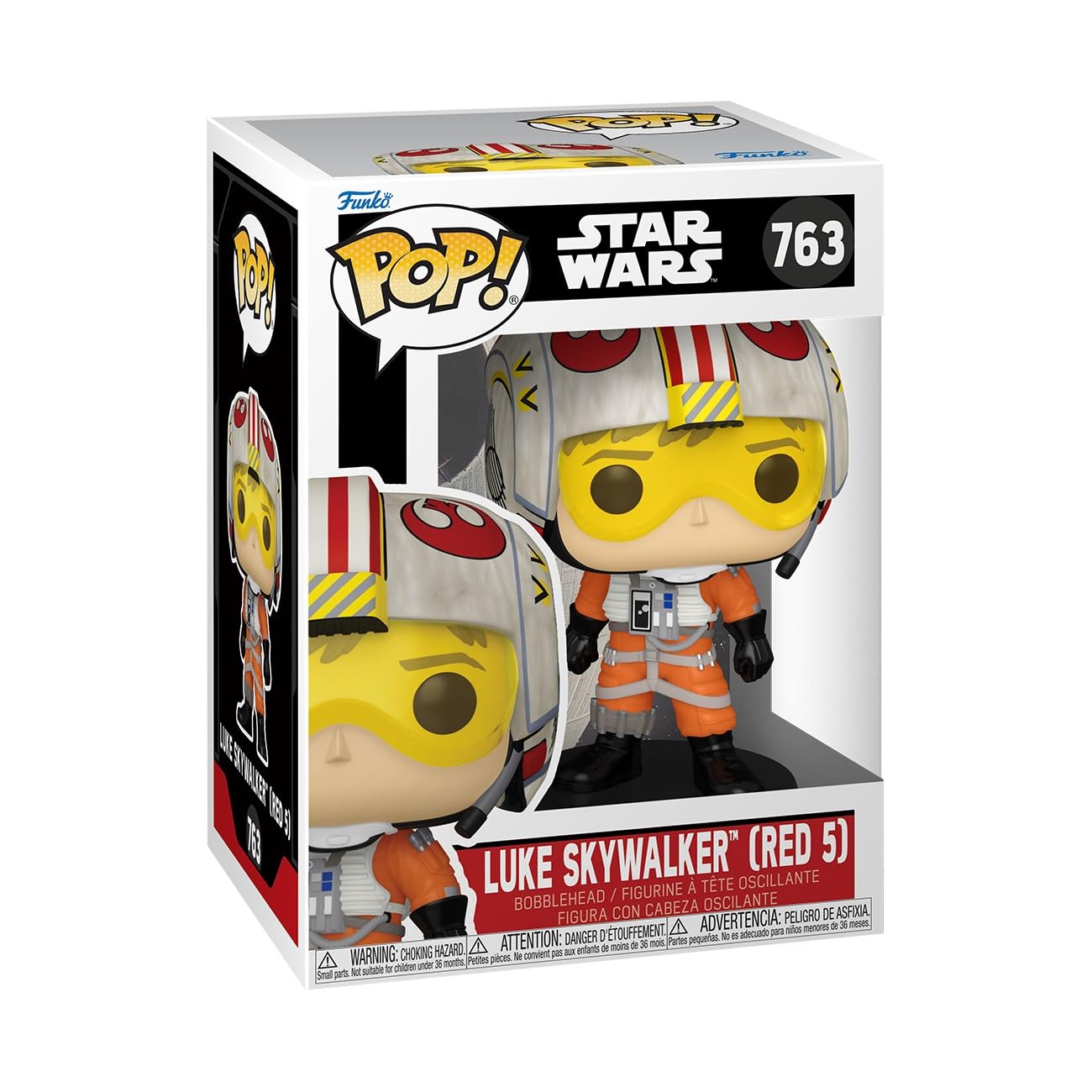 

Funko Pop Star Luke Skywalker Red 5 Collectible Vinyl Figure Gift Idea Official Merchandise Toys for Kids Adults Fans Model Figures for Collectors and