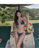 Women's Sexy High Waist Bikini - European & American Style Sling Swimsuit for Small Chest Support