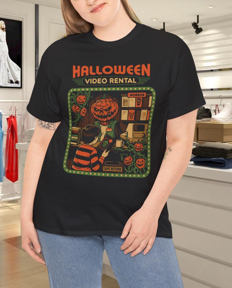 

Halloween Video Rental T-shirt, Halloween Graphics Unisex Shirt S