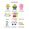 Pororo & Friends Birthday Party Balloon Set - Crong & Loopy Edition