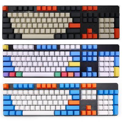 Univerzální mechanická klávesnice Mechanické krytky kláves 108ks PBT Světlotěsné krytky kláves bez písmen Náhradní krytky kláves Cherry MX