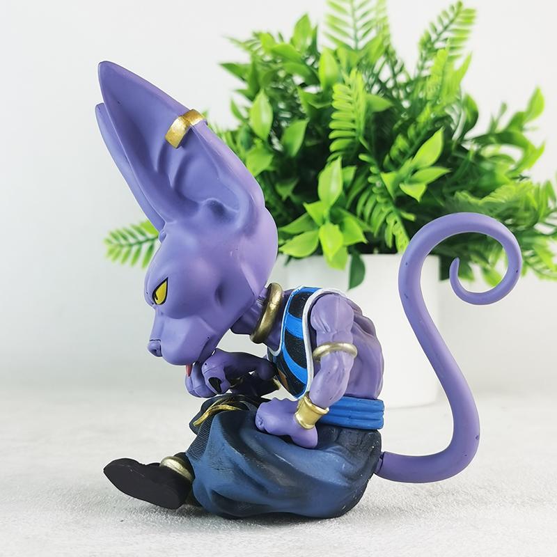 Anime Drogan Boll Z Beerus Figure Gk Sitting Posture Super God Destruction Figures Collection Pvc Model Toy For Children Gifts